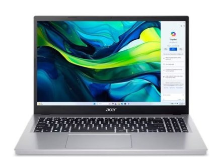 Acer Aspire GO 15 (AG15-32P-C3L4) Intel N150/16GB/512GB SSD/15,6"/Win11 Home/stříbrná