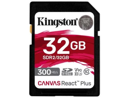 KINGSTON SD card SDHC 32GB Canvas React Plus