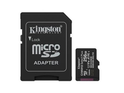 KINGSTON micro SD card SDXC 512GB Canvas Select Plus + SD adaptér