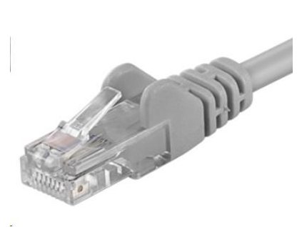 PremiumCord Patch kabel UTP RJ45-RJ45 CAT6 50m šedá