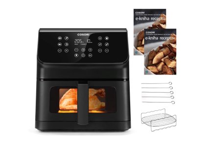 Cosori P653 PREMIUM II Plus Chef edition 6,2l horkovzdušná fritéza, černá