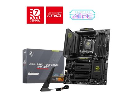 MSI MB Sc AM5 MAG B850 TOMAHAWK MAX WIFI, AMD B850, 4xDDR5, 1xHDMI, WiFi, ATX