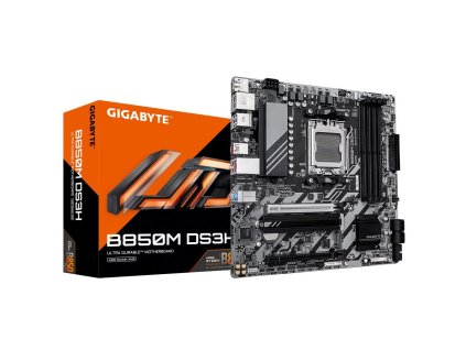 GIGABYTE MB Sc AM5 B850M DS3H, AMD B850, 4xDDR5, 2xDP, 1xHDMI, mATX