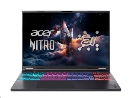 ACER NTB Nitro 16S AI (AN16S-61-R3HE),R9 AI-365,16"WQXGA,32GB,1TB SSD,RTX 5070,W11H,Black