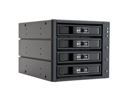 CHIEFTEC SATA/SAS Backplane CBP-3141SAS, 3 x 5.25" bays for 4 SAS/S-ATA HDDs, Hot-Swap, full aluminium