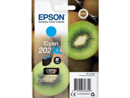 EPSON ink bar Singlepack "Kiwi" Cyan 202XL Claria Premium Ink 8,5 ml