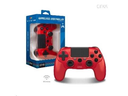 Cirka NuForce Wireless Game Controller for PS4/PC/Mac (Red)