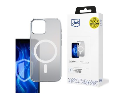 3mk ochranný kryt Frosty MagCase White pro Apple iPhone 12/12 Pro