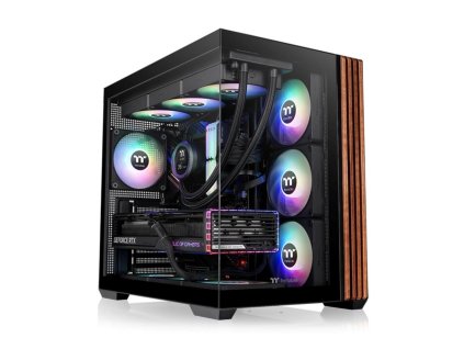 THERMALTAKE Case View 380 WS ARGB, Průhledná bočnice, černá
