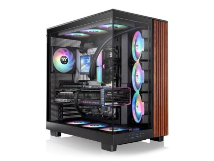 THERMALTAKE Case View 380 XL WS ARGB, Průhledná bočnice, černá