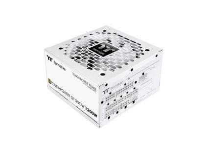THERMALTAKE zdroj 1200W Toughpower GT, 120mm, Plně modulární, 80+ Gold, bílá