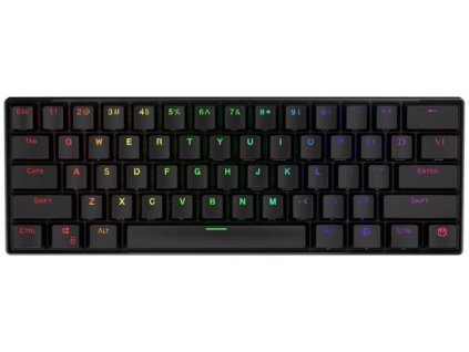 Endorfy herní klávesnice Thock Compact BR RGB /USB/ brown sw. / bezdrátová / mechanická / US layout / mini /černá RGB