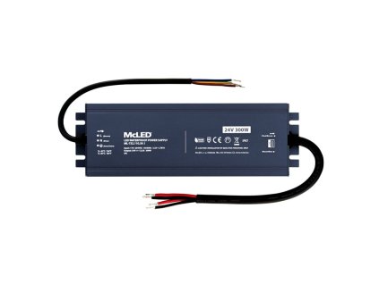 MCLED Napaječ LED 300W 24V/12,5A IP67 ML-732.110.39.1