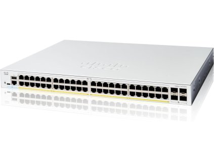 Cisco Catalyst switch C1300-48P-4X (48xGbE,4xSFP+,48xPoE+,375W) - REFRESH