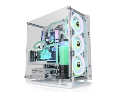 THERMALTAKE Case Core P3 TG Pro Snow, ATX, Průhledná bočnice, bílá