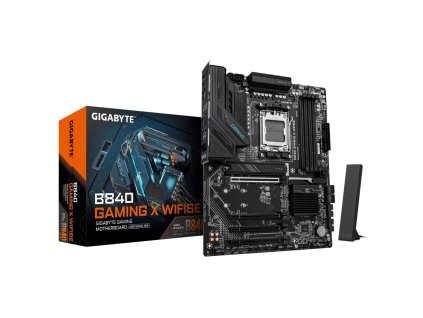 GIGABYTE MB Sc AM5 B840 GAMING X WF6E, AMD B840, 4xDDR5, WIFI, DP, HDMI, ATX