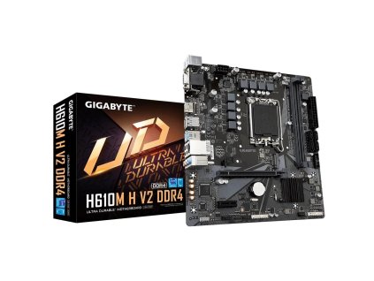 GIGABYTE MB Sc LGA1700 H610M K V2, Intel H610, 2xDDR4, DP, HDMI, mATX