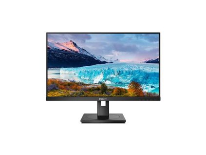 Philips LCD 243S1 23,8" IPS/1920x1080@75Hz/4ms/250cd/HDMI/DP/4xUSB/USB-C dock/RJ45/Repro/Pivot/HAS/VESA