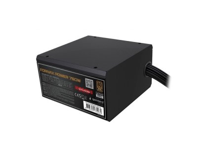 GEMBIRD Napájecí zdroj ATX 750W s aktivním PFC, 12 cm ventilátor, 80+ bronzová barva
