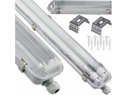 Hermetické LED svítidlo Philips – 2x128 cm pro LED trubice
