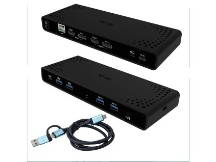 i-tec Universal Dual 4K Display Docking Station, Power Delivery 85W