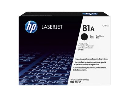 HP toner 81A/Black/10 500 stran