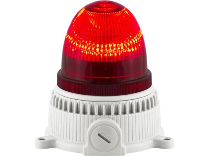 SIRENA Maják OVOLUX 90-240VAC LED PG9 rudá