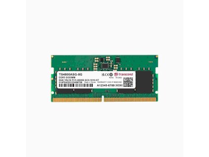 TRANSCEND SODIMM DDR5 8GB 4800MHz JM 1Rx16 1Gx16 CL40 1.1V