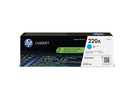 HP 220A Cyan Original LaserJet Toner Cartridge (1,800 pages)