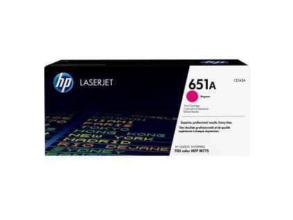 HP 651A Magenta LJ Toner Cart, CE343A (16,000 pages)