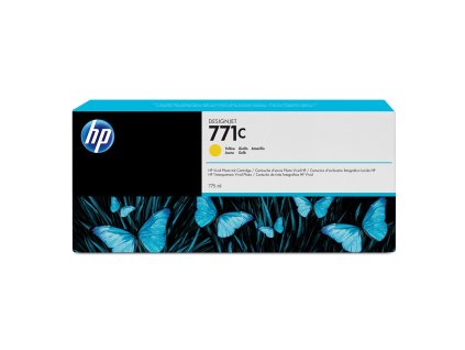 HP 771C Yellow DJ Ink Cart, 775 ml, B6Y10A