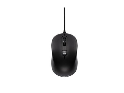 ASUS MU101C/Kancelářská/Optická/3 200 DPI/Drátová USB/Černá