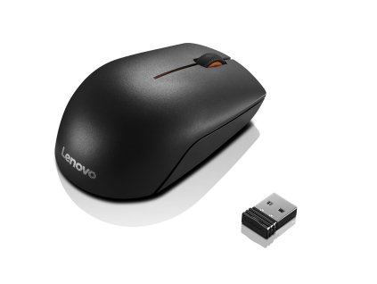 Lenovo 300/Cestovní/Optická/1 000 DPI/Bezdrátová USB/Černá