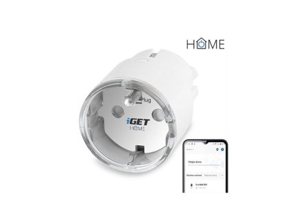 iGET HOME Power 1 - Wi-Fi zásuvka 230V s měřením spotřeby