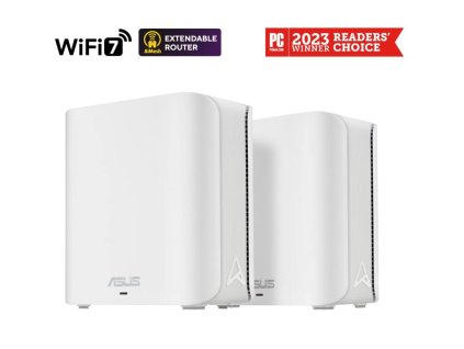 ASUS ZenWifi BD4 2-pack, WiFi7 Extendable Router, AiMesh, 2x WAN/LAN
