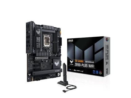 ASUS MB Sc LGA1851 TUF GAMING Z890-PLUS WIFI, Intel Z890, 4xDDR5, 1xDP, 1xHDMI, 1xThunderbolt, 1xUSB4, WI-FI, ATX