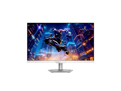 GIGABYTE LCD - 27" Gaming monitor M27UP ICE, SS IPS, 3840x2160 UHD, 160Hz, 1000:1, 350cd/m2, 1ms, 2xHDMI, 1xDP, bílá