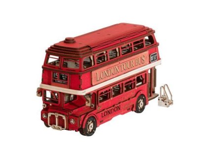 RoboTime 3D dřevěná skládačka Londýnský double-decker