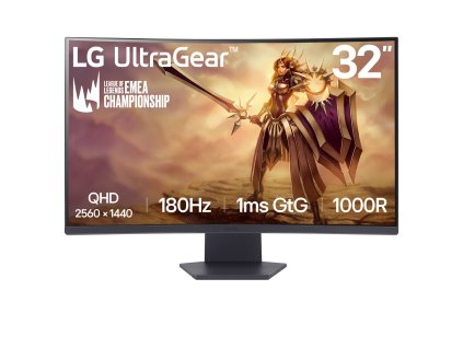 LG UltraGear/32GS60QC-B/32''/VA/QHD/180Hz/1ms/Black/2R