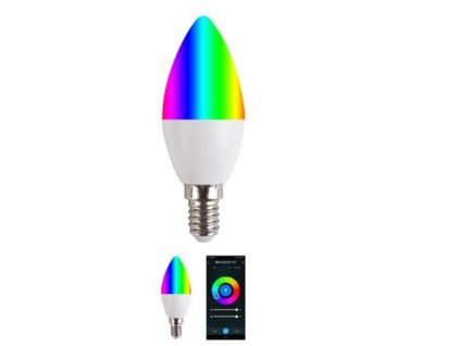 iGET HOME BS3 Smart žárovka E14 5,5W RGB+CCT