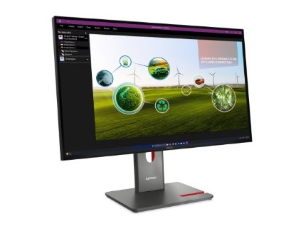Lenovo LCD P27q-40 27"2560x1440 IPS/6ms/350cd/m2/1500:1/Repro/HDMI/2xDP/3xUSB-A/USB-C/USB-B/Pivot/VESA/černá