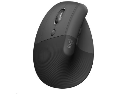 Logitech Lift Left Vertikální ergonomická myš pro leváky, graphite/ black