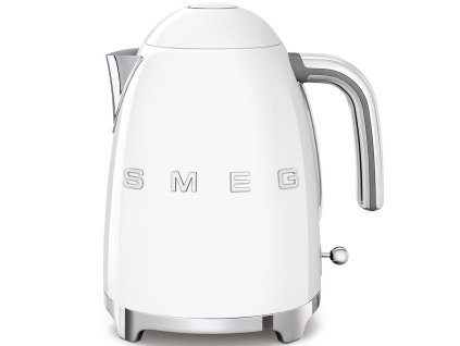 Smeg KLF03WHEU, rychlovarná konvice, 1,7 l, (7 šálků), 2400 W, styl 50. let, bílá