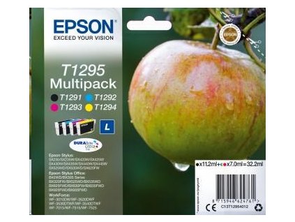 EPSON ink Multipack 4-colours "Jablko" T1295 DURABrite Ultra Ink