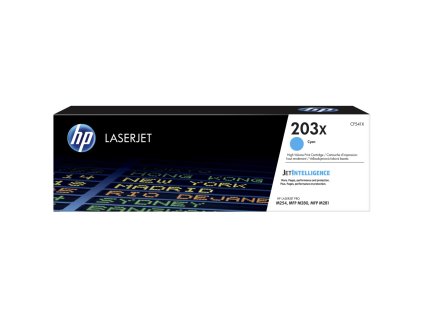 Toner HP 203X azurový velký, CF541X
