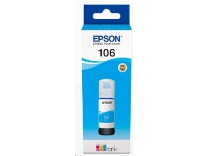 EPSON ink bar 106 EcoTank Cyan ink bottle
