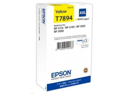 EPSON Ink bar WF-5xxx Series Ink Cartridge "Pisa" XXL Yellow (34,2 ml) (4.000 str.)