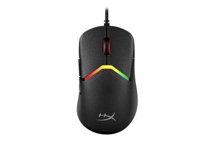 HP HyperX Pulsefire Saga/Herní/Optická/Pro praváky/26 000 DPI/Drátové USB-A/Černá