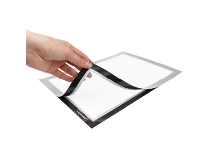 Magnetický rámeček Magnetoplan samolepící A5 stříbrný (2ks)