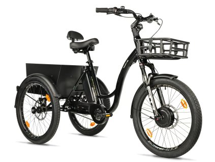 Elektrokolo Leader Fox tříkolka CURTIS, model 2025 17,4 Ah / 626 Wh černá